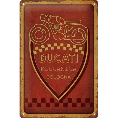 Ducati Motocykl Logo Reklama Szyld Tablica 20x30 Blacha Plakat